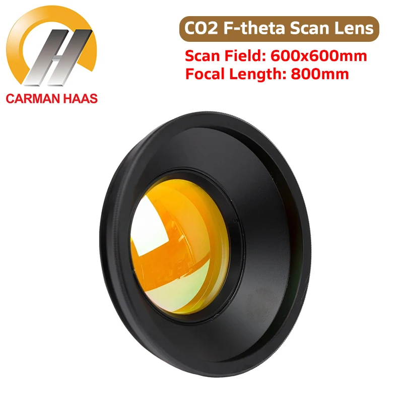 

Carmanhaas CO2 CVD F-Theta Lens 10.6um ZnSe Laser Scan Lens 600x600mm F800mm For Laser Marking Scanner Machine