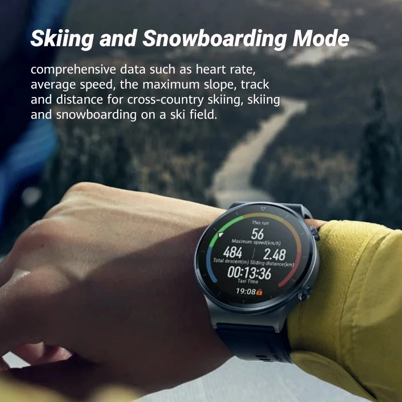 Original HUAWEI Watch GT 2 Pro SmartWatch Wireless Charging Kirin A114 Days  Battery Life GPS Heart Rate Tracker Sports Bracelet