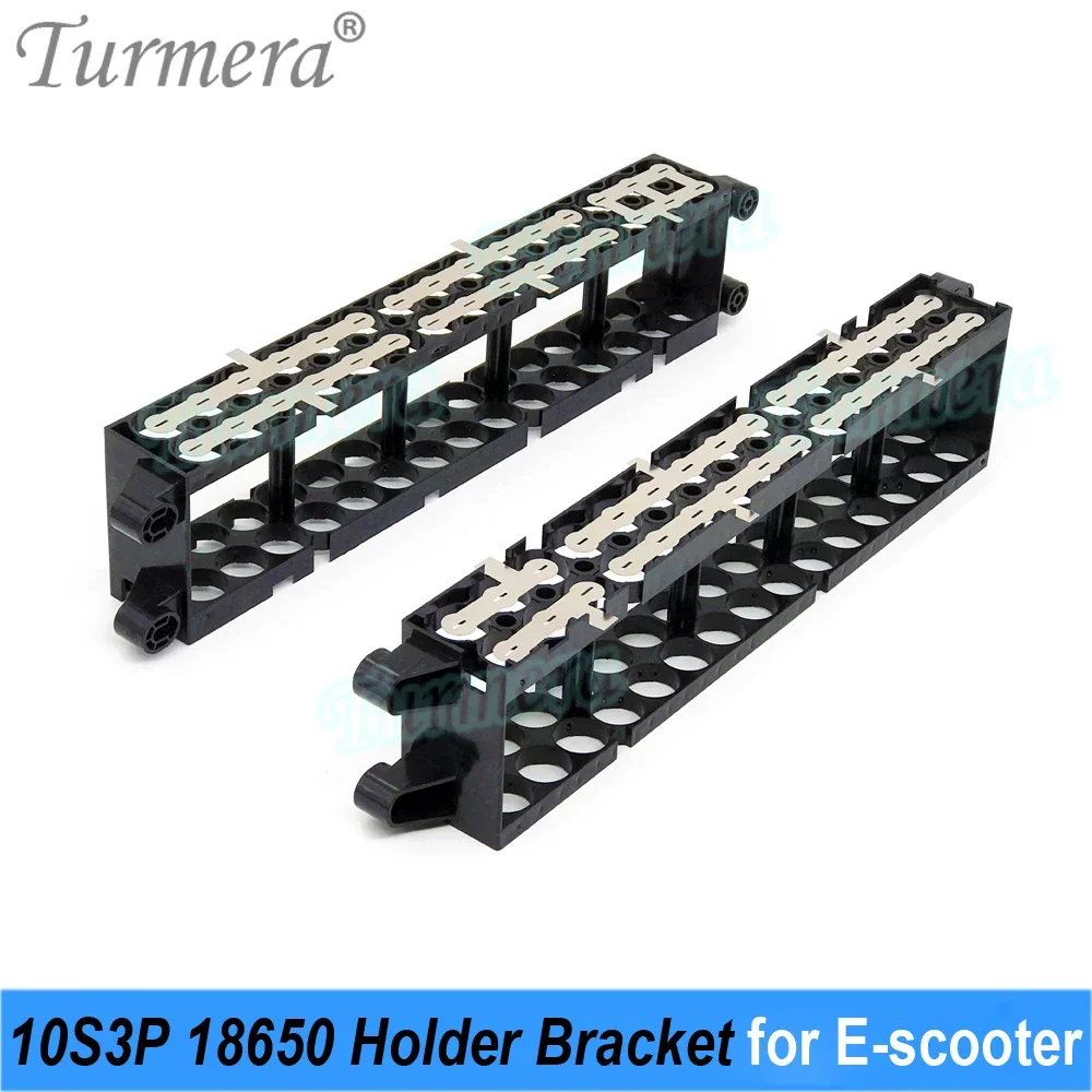 Turmera 36V 18650 Battery Holder with Welding Nickel and 15A BMS Board