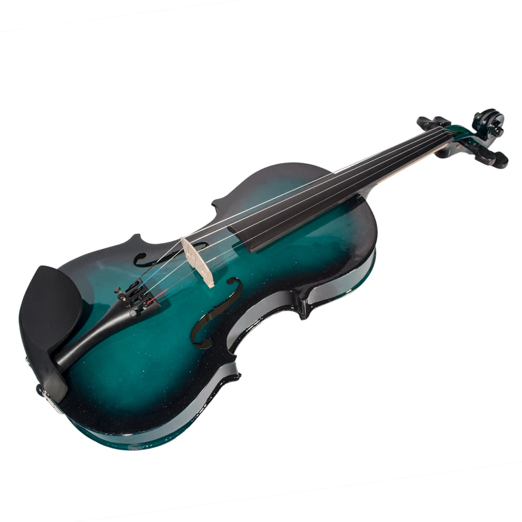 Acoustic Violin 1/4 Size With Case Bridge Tailpiece Brazilwood Bow KIT