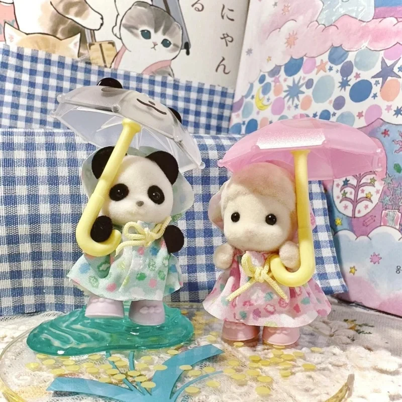 Sylvanian Families Mini Baby Figures model Toys Doll Kawaii Room Ornaments Collectible Birthday Gifts Children baby doll figures