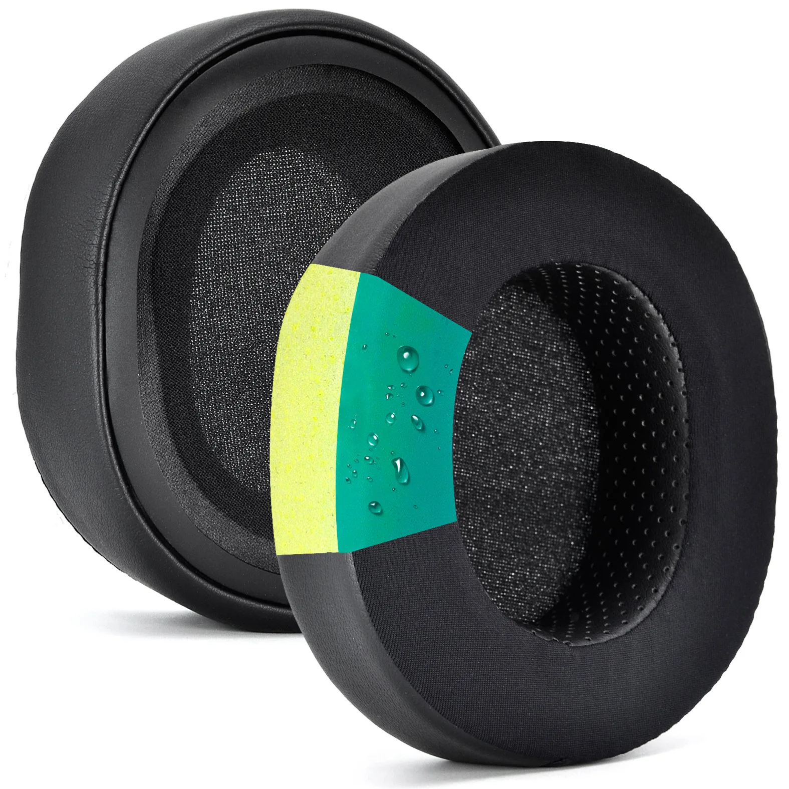 Fabric Earpads Cushion Earmuffs for Wireless Gaming Headset