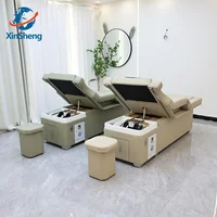 XinSheng Lit de lavage et de fumigation des cheveux, Station SPA pour salon, Table de massage, Lits de massage, Mobilier commercial pour salon de coiffure 4