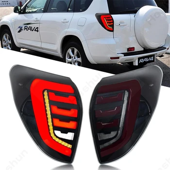 Taillights For 2009 2010 2011 2012 Toyota RAV4 Rav-4 Tail Light Rear Brake Side Lamp LED Assembly DRL Sequential Signal E-mark 1