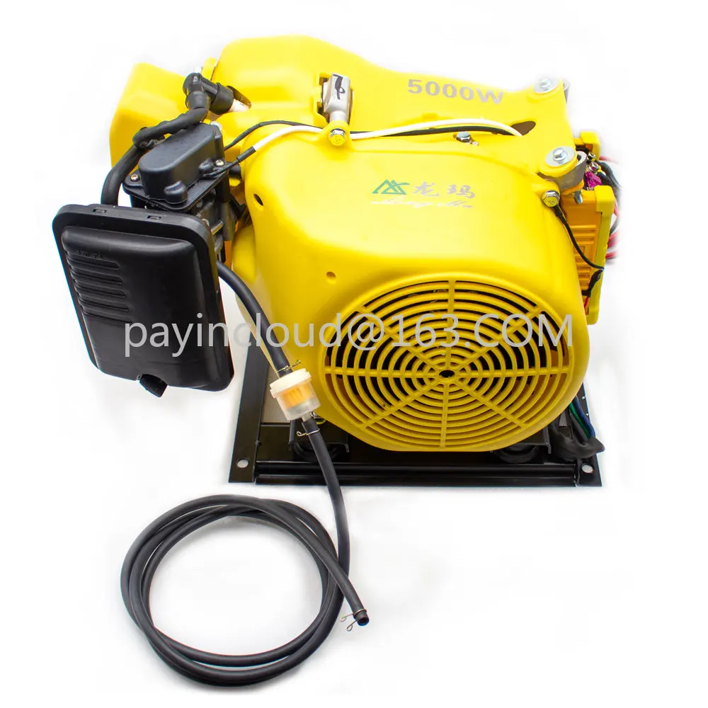 

5KW Electric Vehicle Gasoline Generator Range Extender Electric Start Automatic Frequency Conversion Electric Tricycle Generator