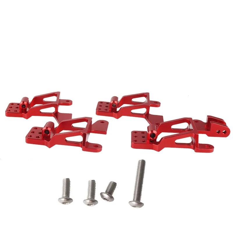 Per 1/10 Rc Alluminio Anteriore/Posteriore Shock Tower Hoops Supporto Staffa Per Trx-4, Rosso