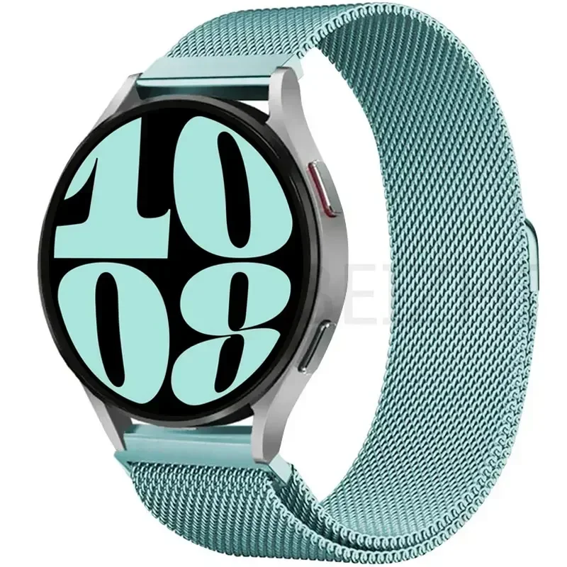 Elegant Milanese Loop Metal Magnetic Bracelet - Universal 20mm/22mm Band Strap