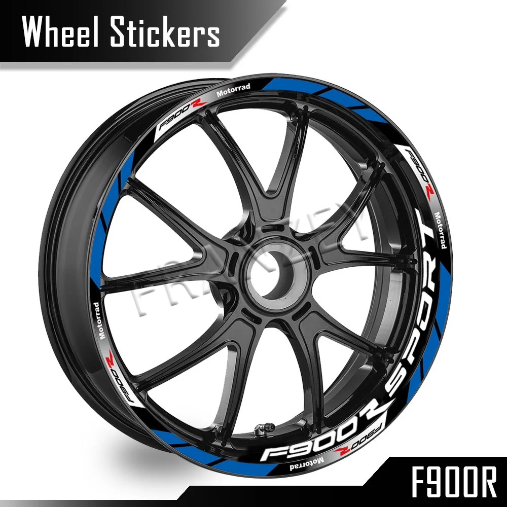 Reflective Motorcycle Accessories Wheel Sticker Hub Decals Rim Stripe