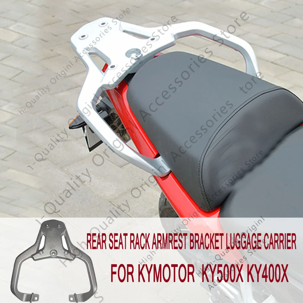 

For Colove KY500X KY400X Rear Seat Rack Armrest Bracket Luggage Carrier Cargo Shelf Support Armrest Fit KY 500X 400X 500 X 400 X
