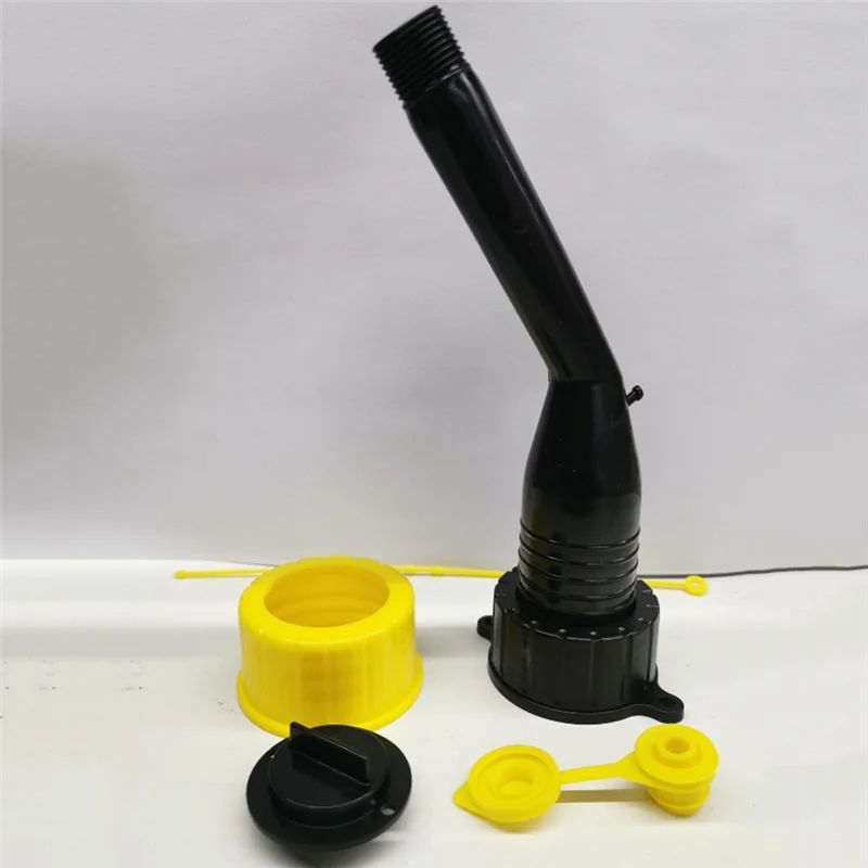 ABLU-Gas Tank Nozzle Kit, Leak-Proof Corner Nozzle Gasket, Filter Vent Cover Drill Bit, Oil Guide Tube, Oil Barrel