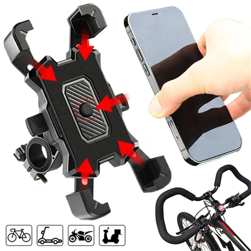 Rotatable Phone Holder For Bicycles And Motorcycles
