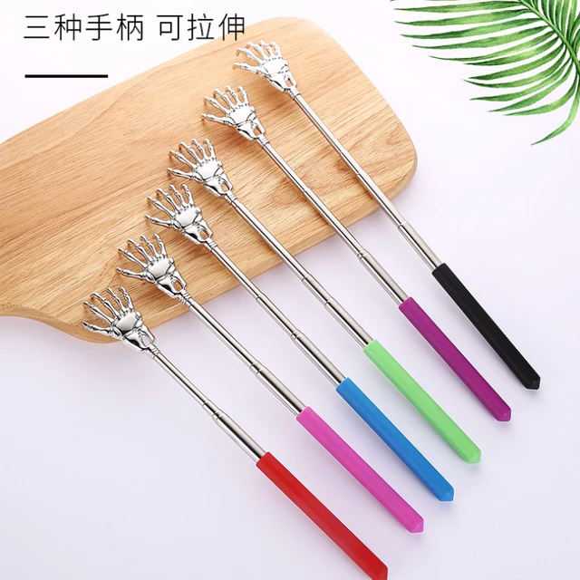 마사지기 Back Scratcher Telescopic Scratching Back Scratcher Massager Kit Scraper Extendable Telescoping Itch Health Products 괄사 1