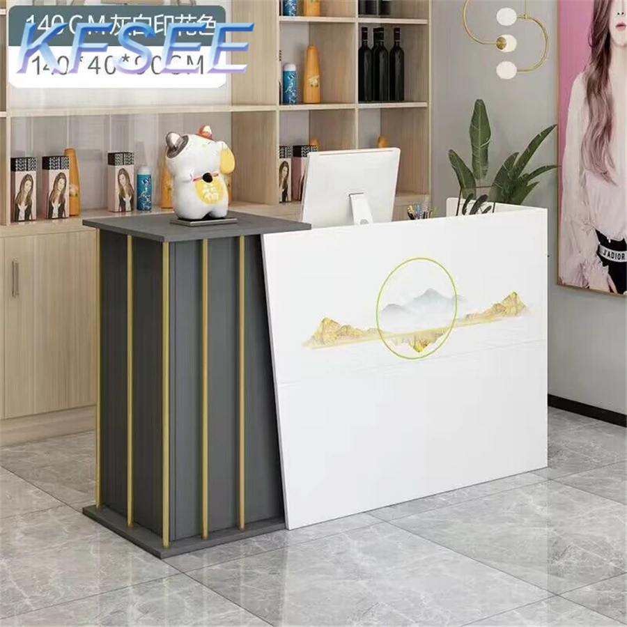 Description Picture 3 of item140cm length Salon Kfsee Reception Table Desk