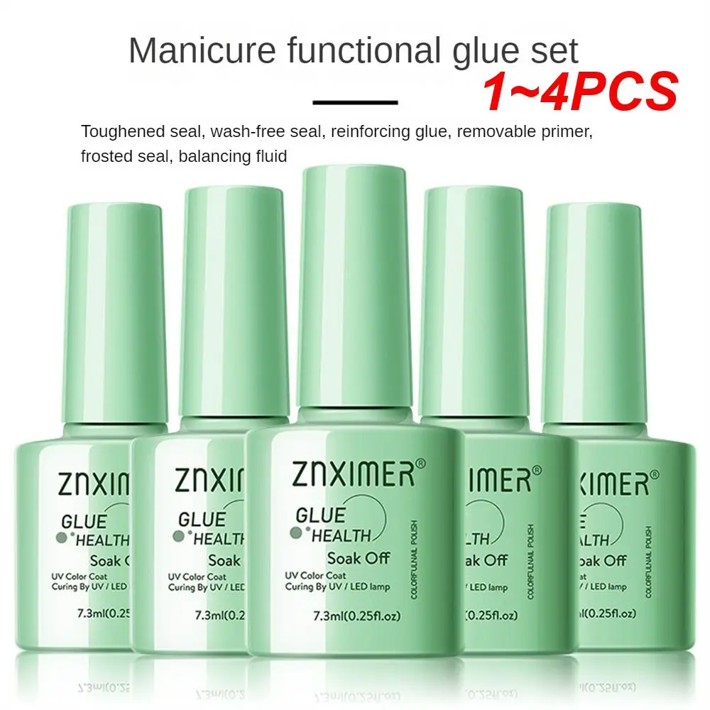 

1 ~ 4 шт. антидеформирующее средство для ногтей, здоровый и безвкусный усилитель, без запаха, функциональный клей, клей для ногтей, закаленный герметик