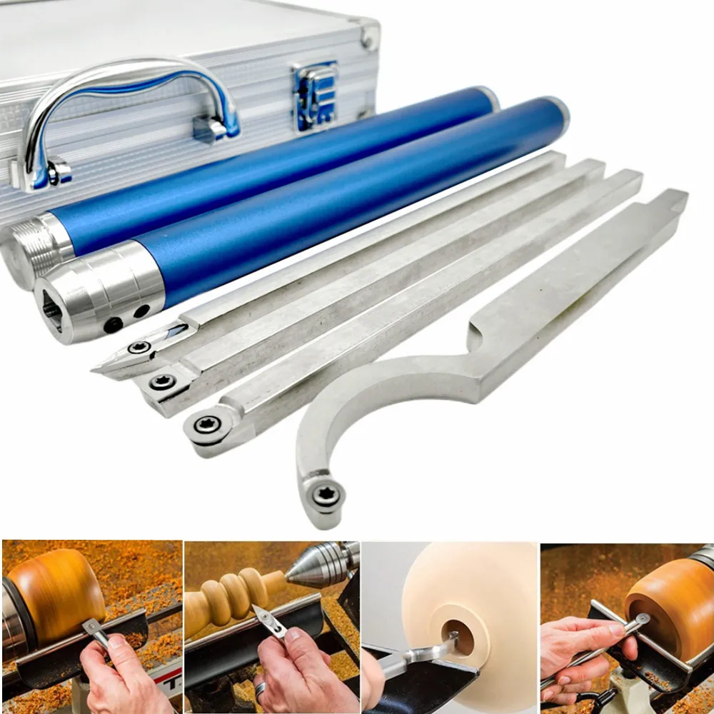 Carbide Getipt Draaibank Draaien Tool Kit Boring Bar Holder Set Voor