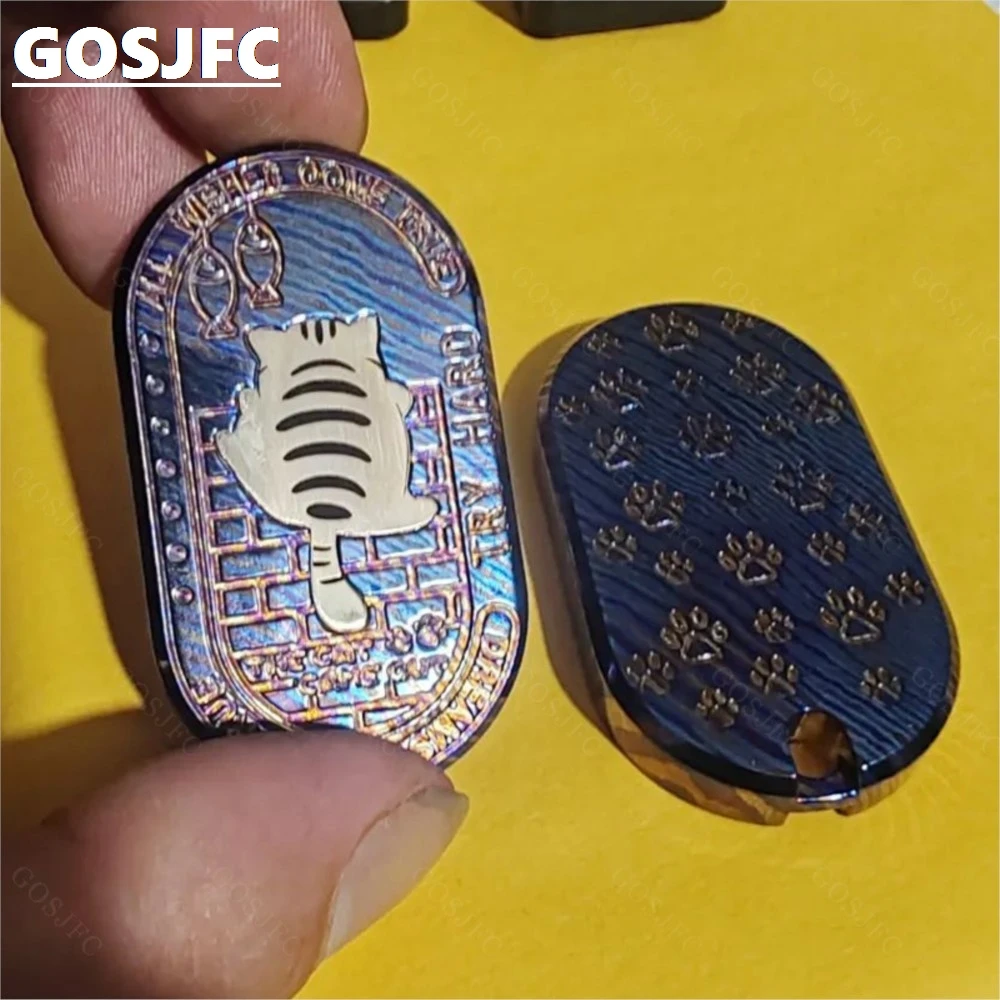 「正規品」Fz F2 フィジェットトイ　回転スライダー Mokume製　EDC 正規品」Fz 2.0 EDC フィジェットトイ 回転スライダー SS製 手作業