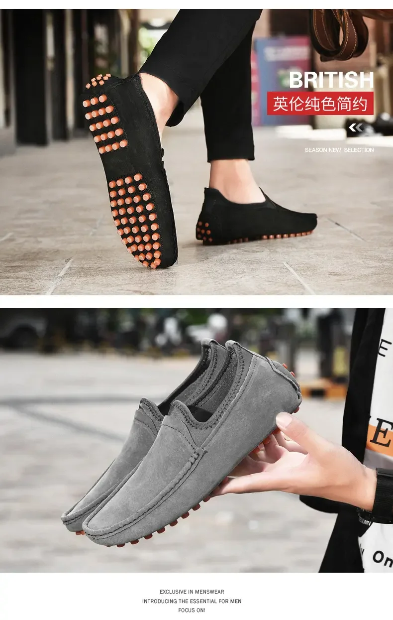 Outsole grip of loafers