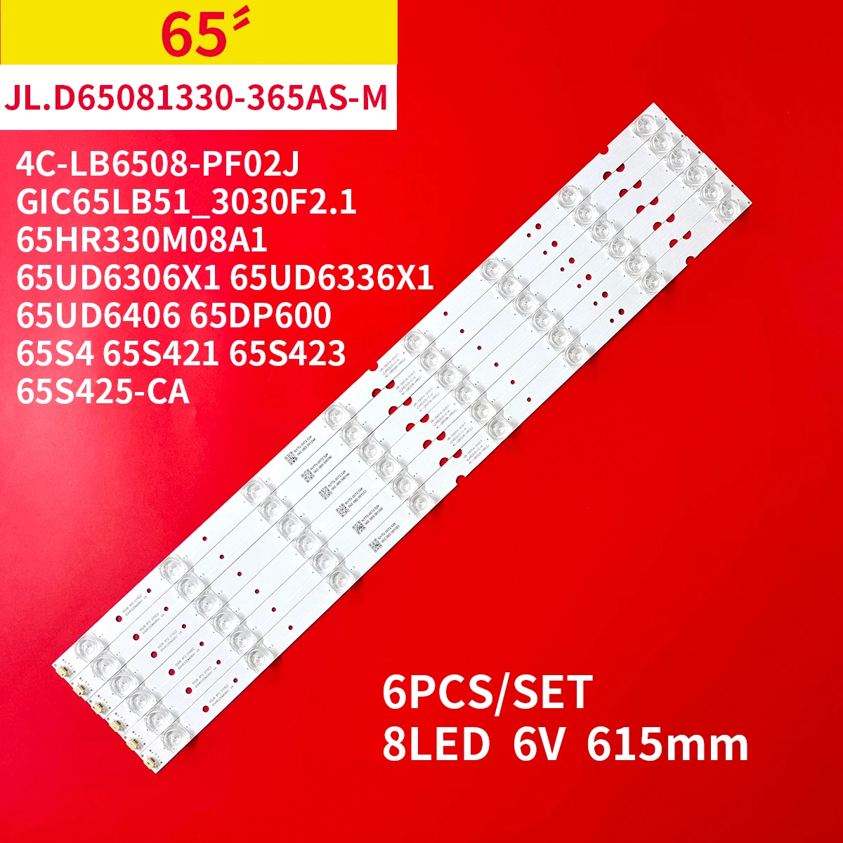 TCL 65P65 - Bộ led nền cho Tivi TCL 65P65 65D6 65HR330M08A1 và các dòng