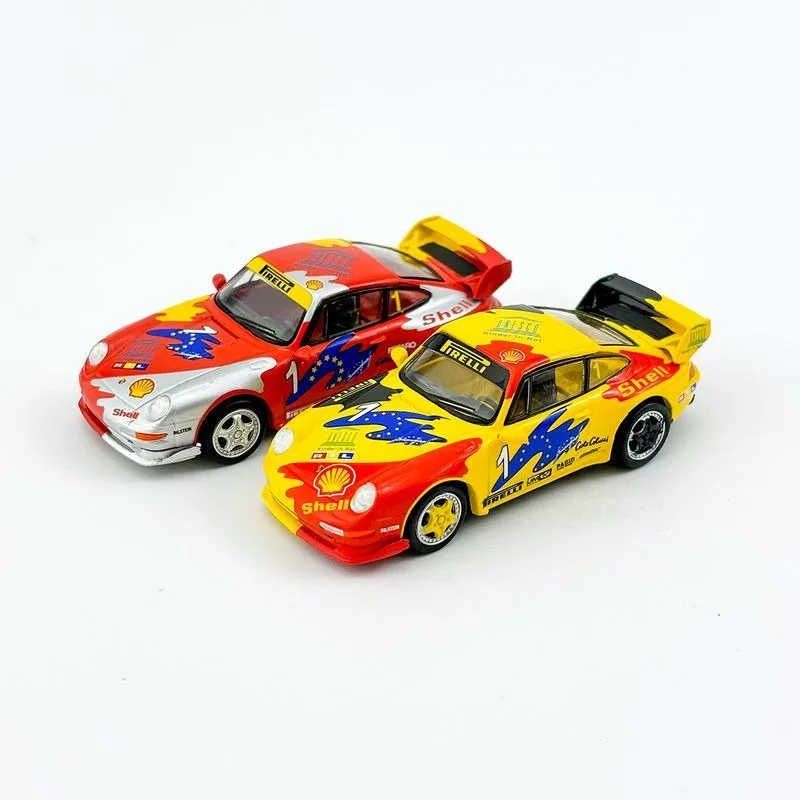 Sparky X Tiny 1:64 Porsche 956 917 Le Mans 24H Racing Double Car