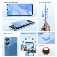 2025 New OUKITEL C57 Pro Smartphone 6.52-Inch HD Display 4GB RAM 128GB ROM 13MP Camera 4300mAh GPS Android 14 Cellphone 2