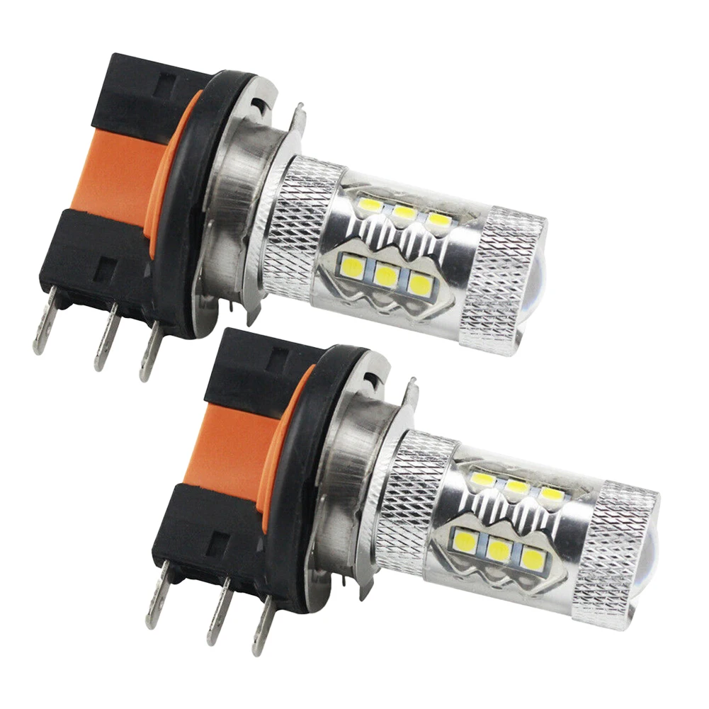 Lampadina Per Fari A Led Per Auto H15 Per Trx420 Trx500 2014-2018 2Pc 6500K Lampadina Per Fari A Led Auto H15 Bianca