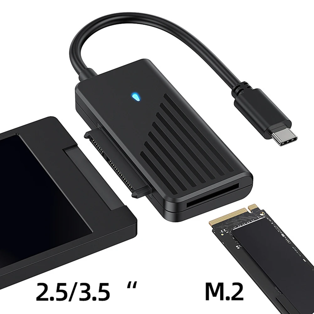 

Кабель-адаптер USB3.0 на SATA, M.2 NGFF, 2,5/3,5 дюйма, SSD, жесткий диск, адаптер NVME, Твердотельный конвертер для настольного ноутбука