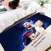 Entrance Doormat Messi Non-slip Bedroom Soccer Mat Halllway Carpet Kitchen Floor Mat Flannel Living Room Home Car Decor Bath Rug 4