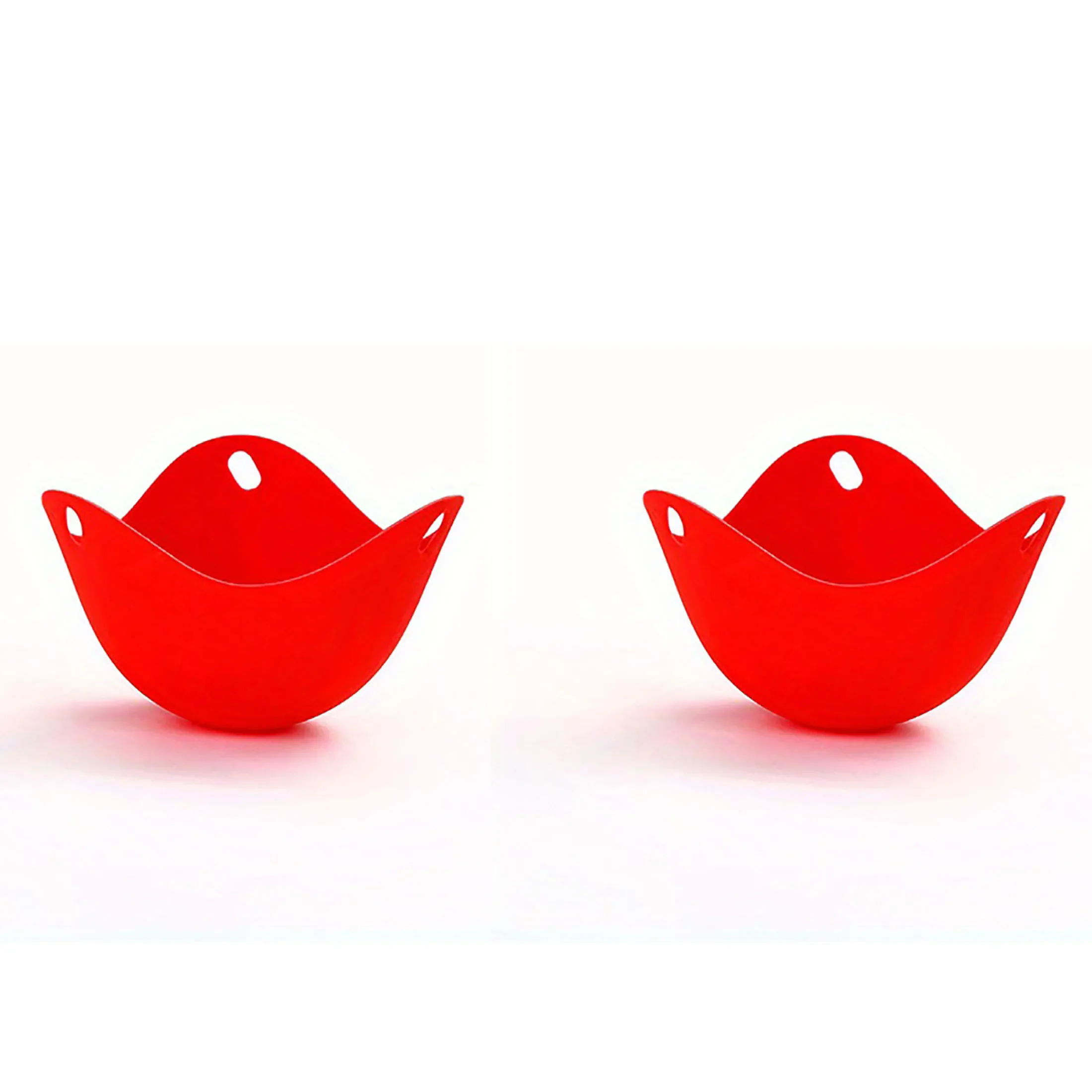 4-Piece Silicone Egg Poacher Set for Perfectly Steamed Eggs - Versatile Kitchen Gadgets