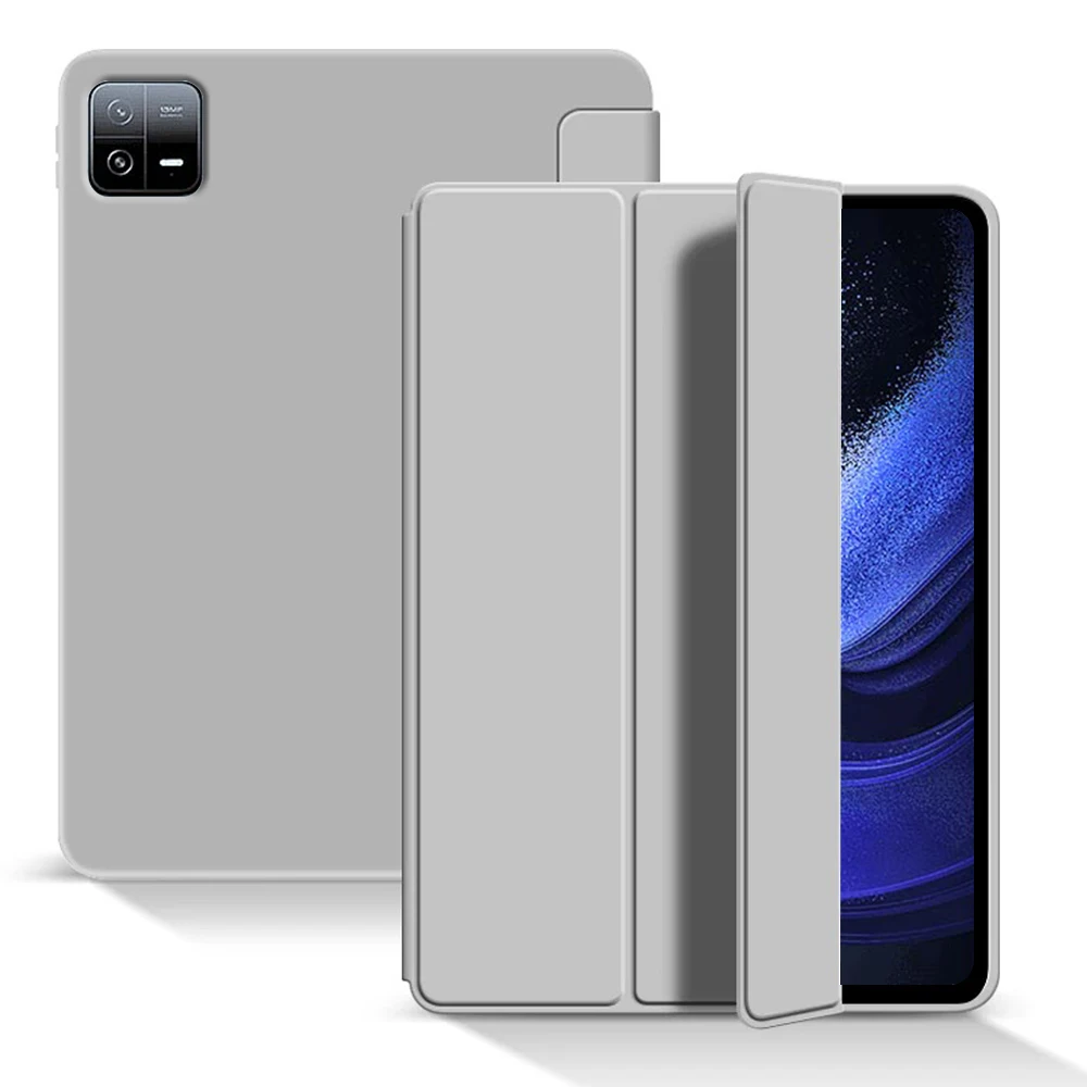 Trifold Stand Smart Cover with Soft TPU Back and Auto Wake/Sleep Function
