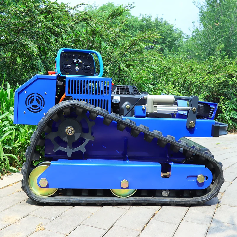 Tosaerba Telecomandato Industriale Personalizzato - Design Semplice, Motore a 4 Tempi, Automatico, Piccolo Crawler, Attrezzo Agricolo Commerciale - immagine 3