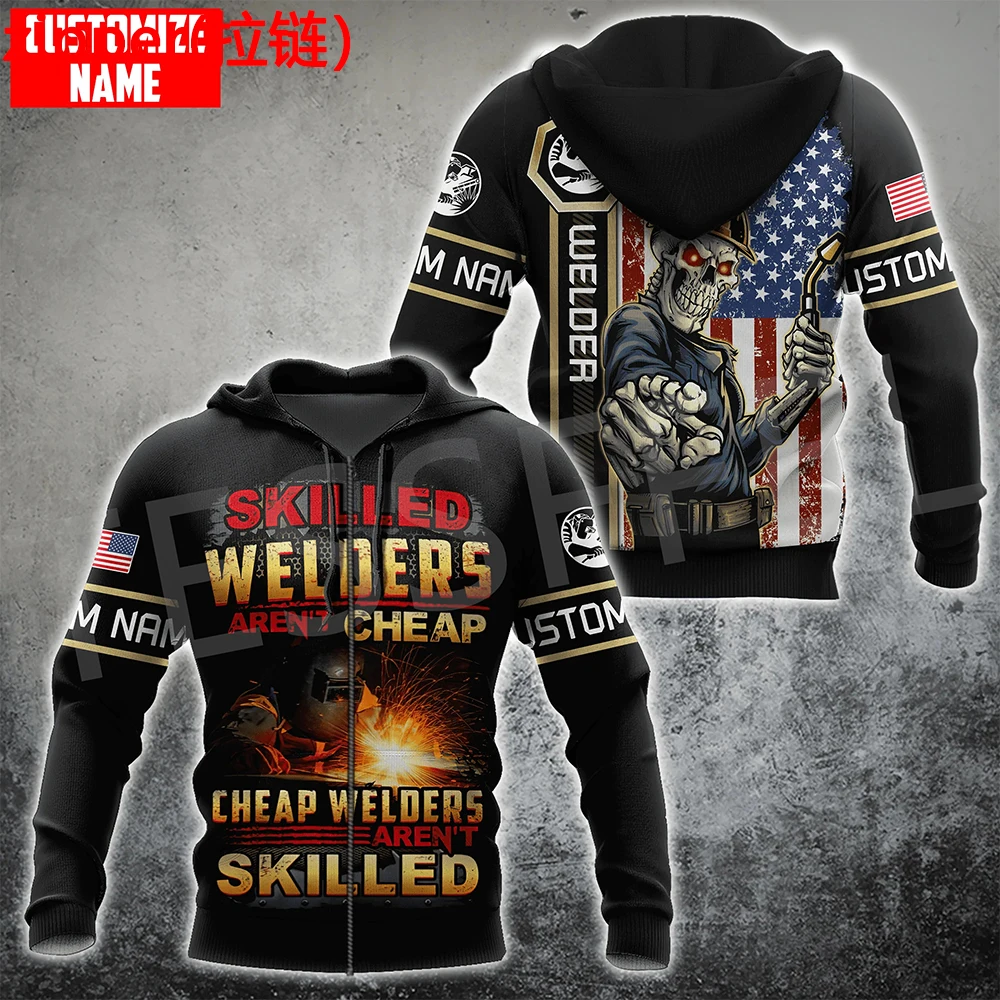 NewFashion Worker Welder Nation Retro Tracksuit Harajuku 3DPrint Men/Women Pullover Streetwear Casual Funny Jacket Hoodies X20