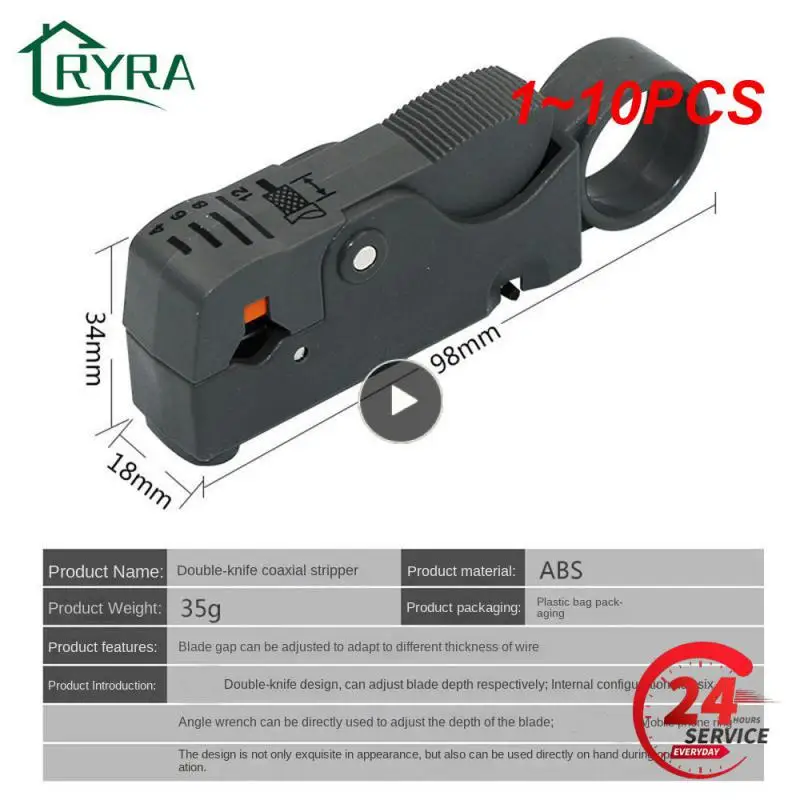 

Автоматические плоскогубцы Urijk, многофункциональный инструмент для зачистки проводов, обжимной инструмент для зачистки, шестигранный ключ, 1 ~ 10 шт.