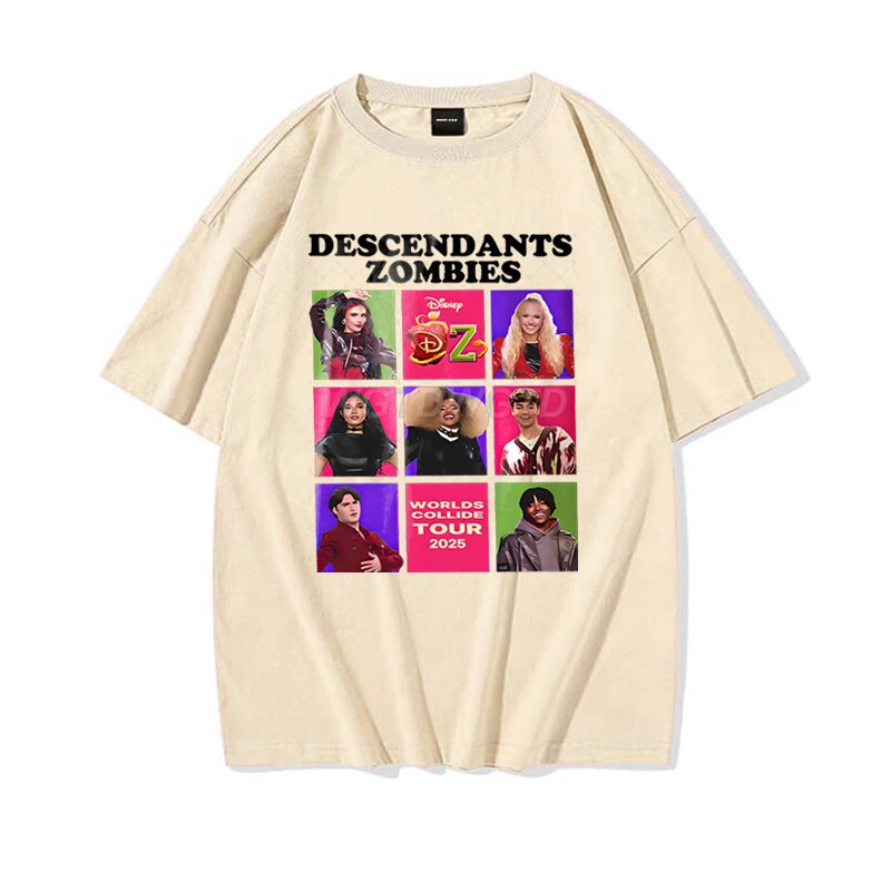 Men's Women's T-shirt Tops Disney Descendants Zombies Worlds