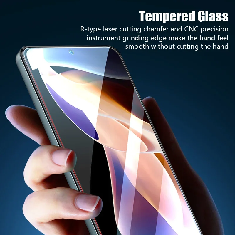 5PCS Tempered Glass For Xiaomi Redmi Note 10 11 12 9 8 7 Pro Plus 5G 11S 10S 9S Screen Protector for Redmi 10 9 10C 9C 9A Glass