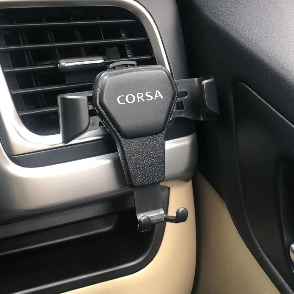 자동차 에어 벤트 전화 홀더 액세서리 Opel Corsa C D E F A B Gsi 1.6T OPC 라인 1.4T 터보 Corsavan 2004 2007 2008 2011 2015