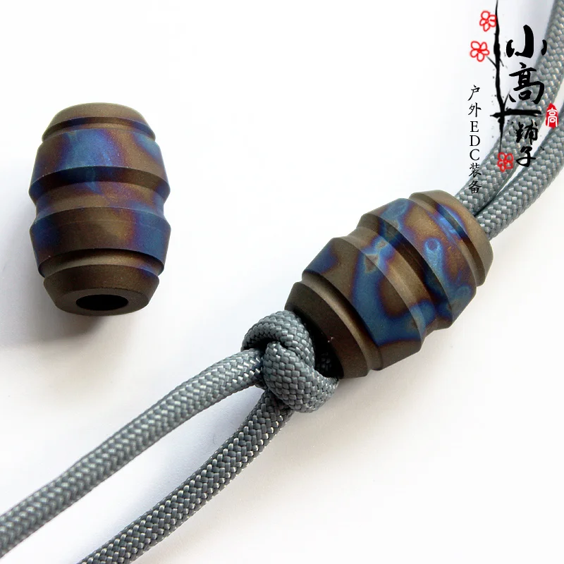

Metal Fingertip Toy Oak Barrel DIY Knife Pendant Paracord EDC Adult Fidget Anti Stress ADHD Anxiety Autism Stress Relief Gift