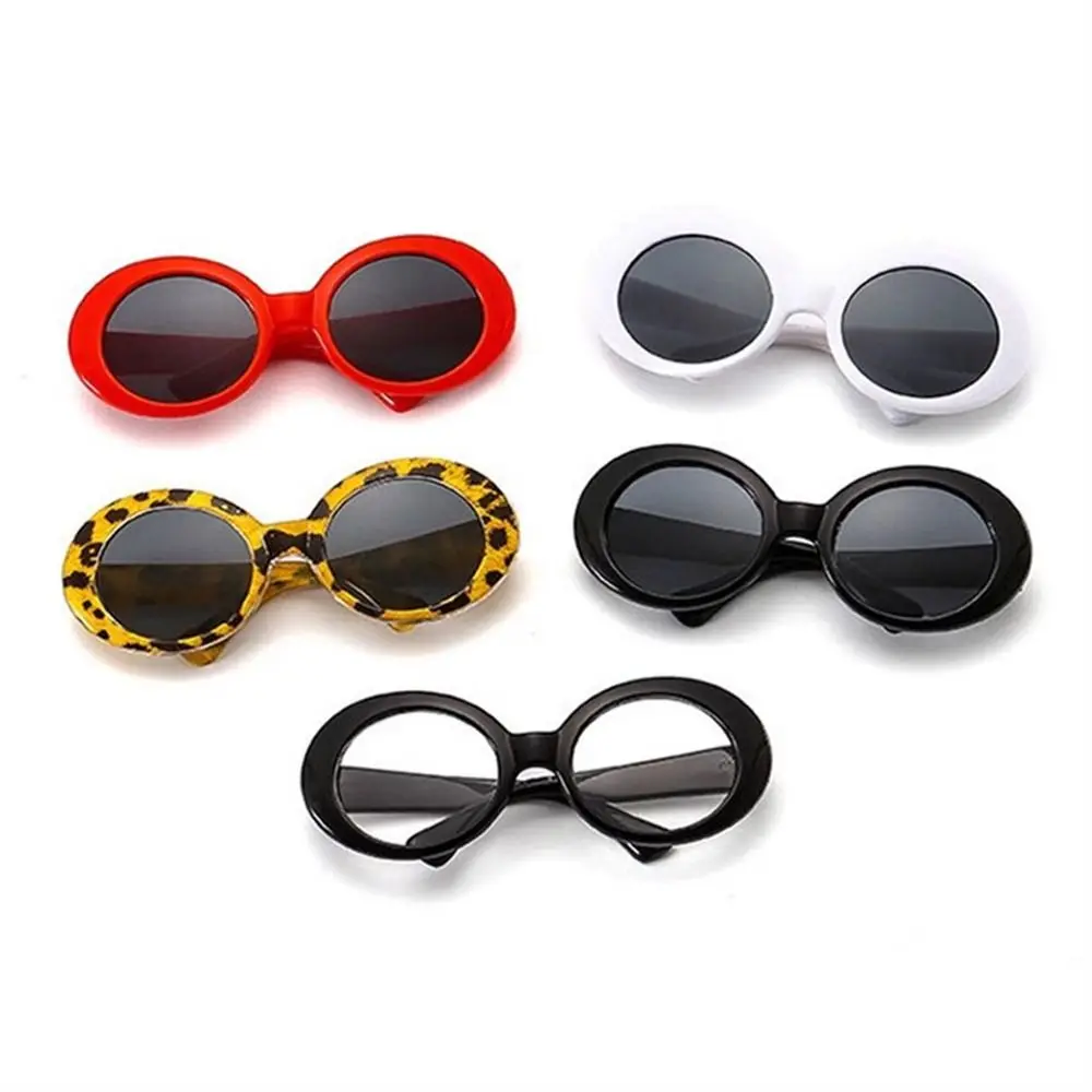 Photo Props Dress Up Doll Glasses Toys Decoration Round Frame Pet Sunglasses Fashion Mini Dolls Eyeglasses Girls Toy