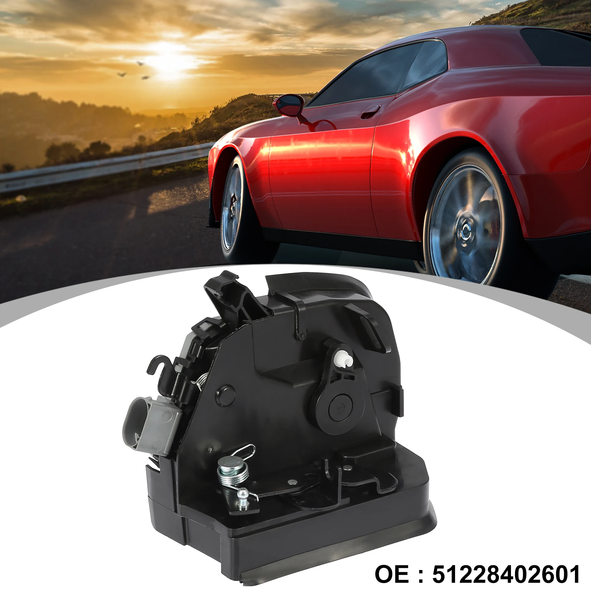 

X Autohaux Car Rear Left Replacement Door Lock Actuator 7 Pins 51228402601 for BMW X5 E53 2000-2006 Auto Accessories