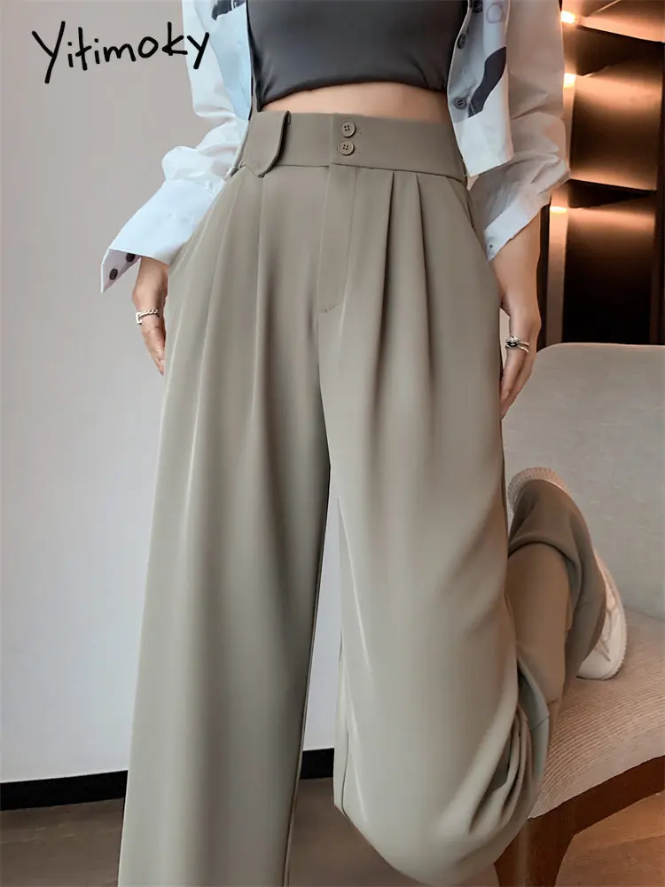 Yitimoky High Waisted Pants for Women Spring 2023 New Elegant