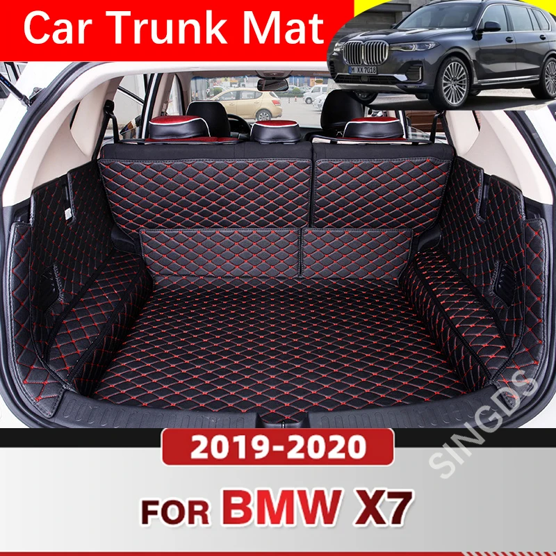 

Auto Full Coverage Trunk Mat For BMW X7 6-Seat 2019 2020 Anti-Dirty Car Cover Pad Cargo Liner Interior Protector Accessories