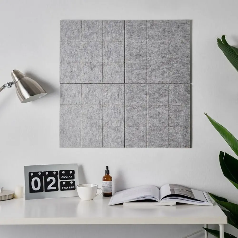 

Soundproof panel Photo Background Board 30x30cm Message Background Wall Message Board Painting Works Notice Felt Pin Board Home