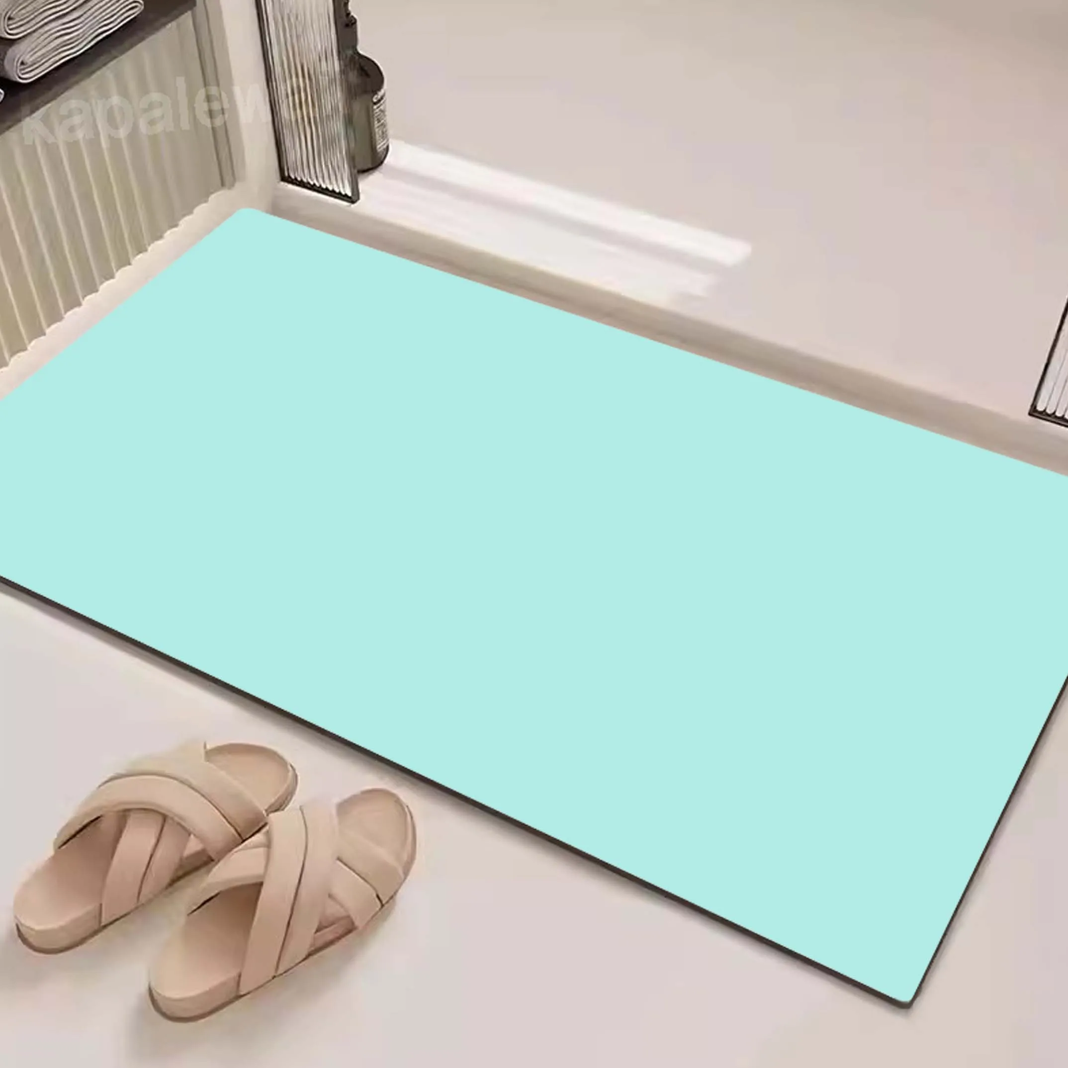

Absorbent Kitchen Mat Non-slip Diatomite Kitchen Rug Long Carpet Simple Bathroom Mats Kitchen Supplies Diatom Floor Mat 90x40cm