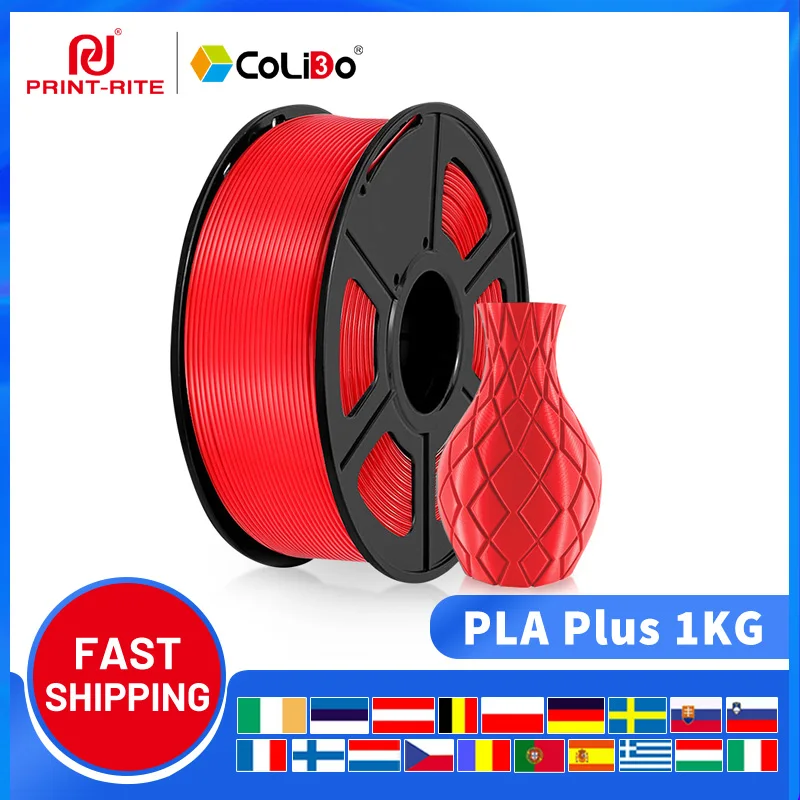 

1KG PLA PLUS 3D Filament 1.75mm 3D Printer Filament Printe-rite CoLiDo High Toughness 3D Printing Material
