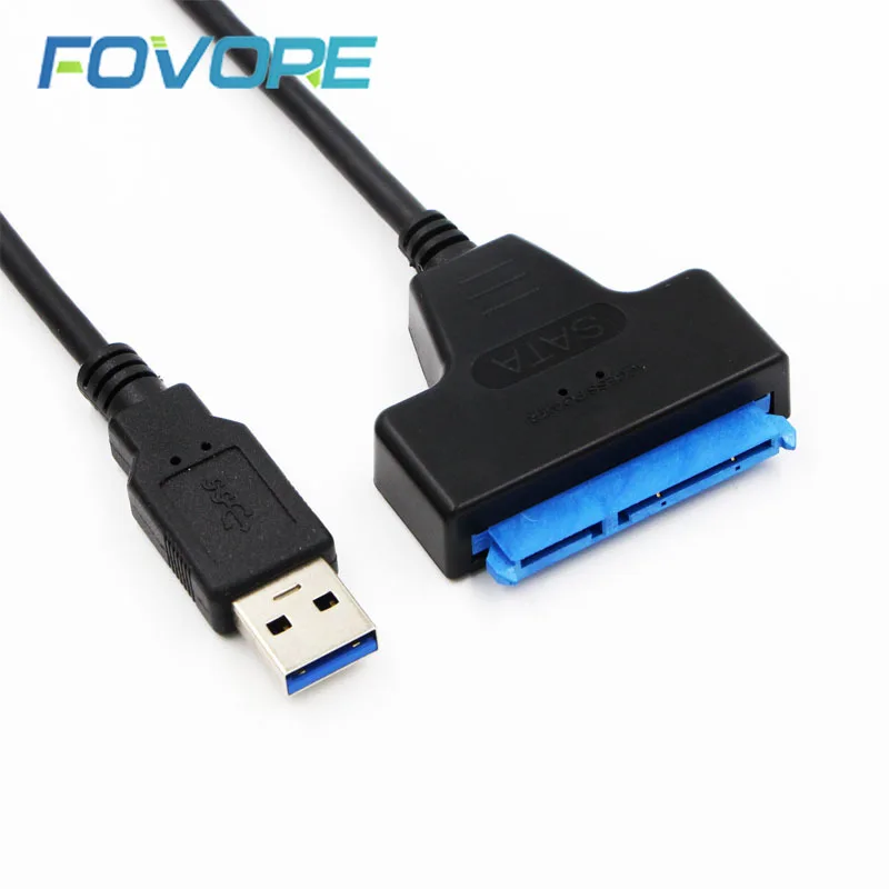 Adapter SATA III USB 3.0 Cable External Hard Drive USB to Serial ATA 22pin Converter Hard Disk W/ UASP for 2.5" HDD/SSD ssd adapter card pcie usb adapter card