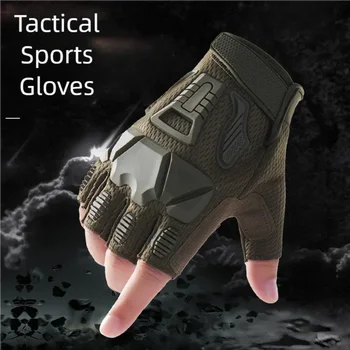 Men’s Tactical Half-Finger Motorcycle Riding Gloves 1