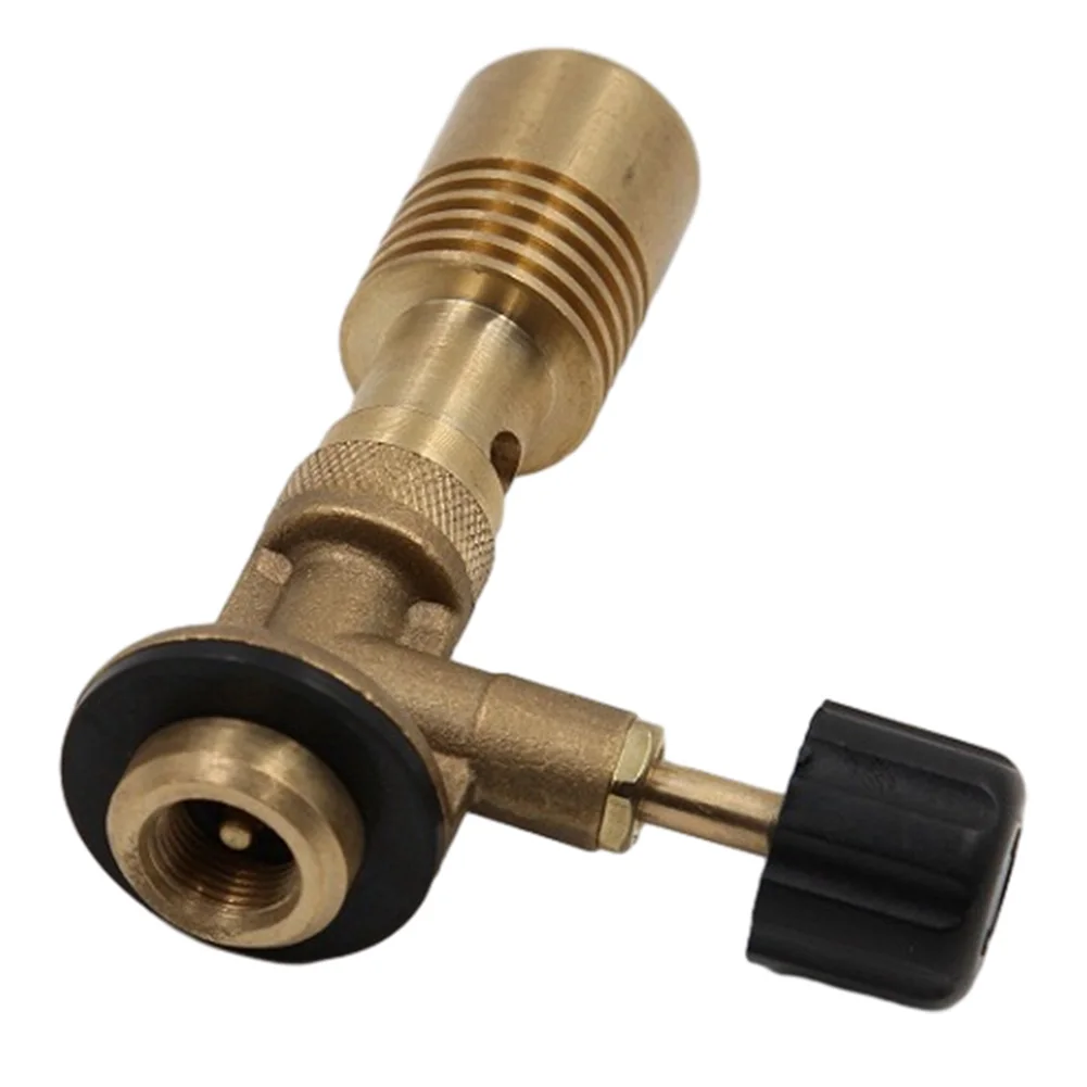 Brass Bunsen Burner Lightweight Brass Laboratory Burner Laboratory Burner Gas Burner Head for Outdoor Camping/Picnic/BBQ