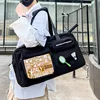 Badminton Bag for 3-Pack Racket Hand-Held Sports and Fitness Bags Unisex Large Capacity Racket Bag, Multi-Layer Shoulder Bag 3