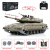 Upgraded Heng Long 1/16 RC Military Battle Tanks IDF Merkava MK IV 3958 Launch Infrared Battle Infrared Battle RC Tank TH22646 1