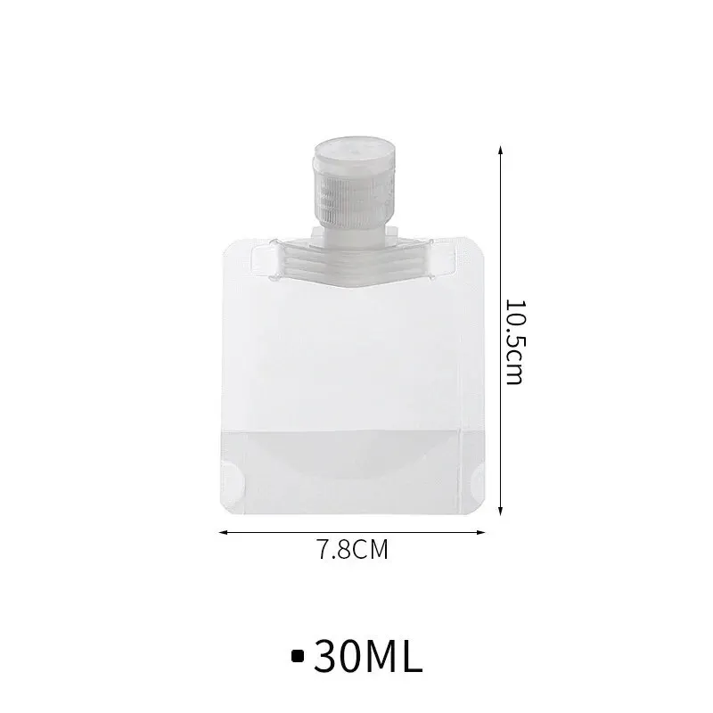 Cosmetic Lotion 10Pcs 30/50/100ML Thickened Travel Subpackage Shower Gel Shampoo Portable Facial Cleanser