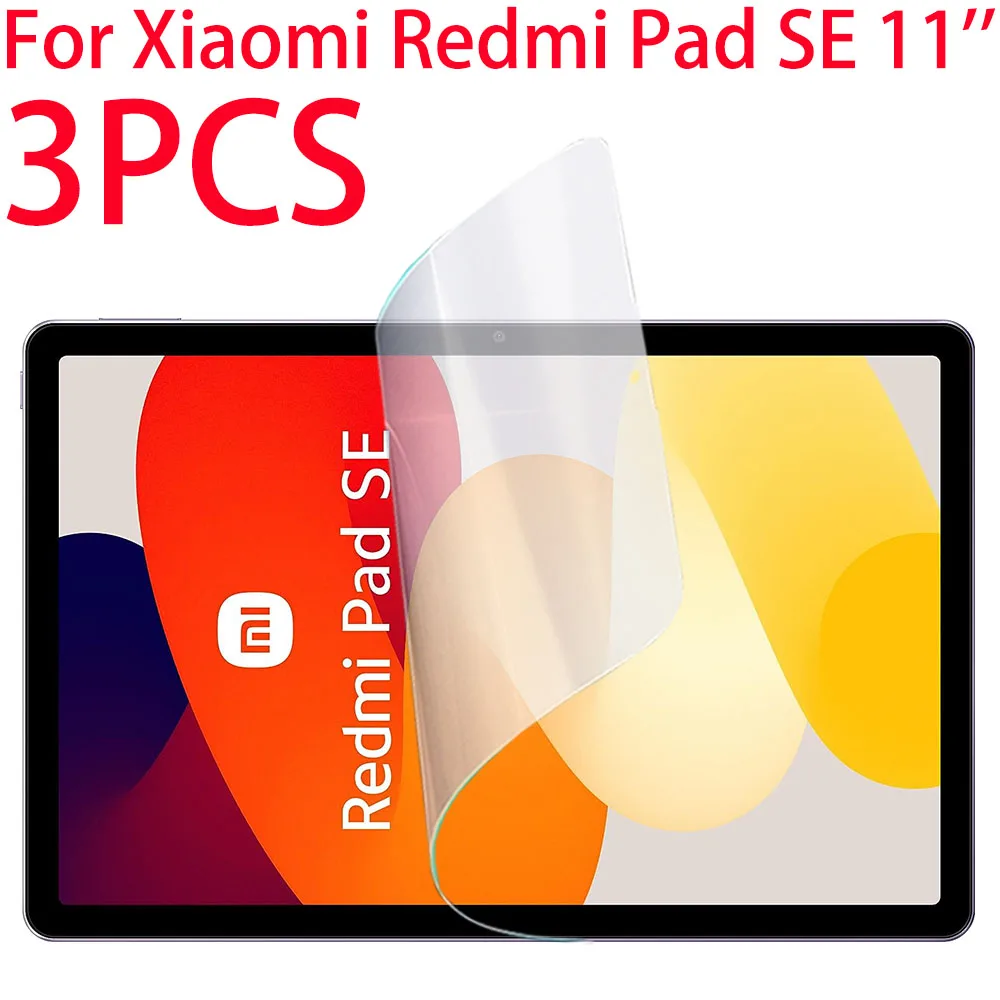 Protetor de Tela Macia para Xiaomi Redmi Pad Película Protetora Tablet Pet Soft se 11 2023 Pcs